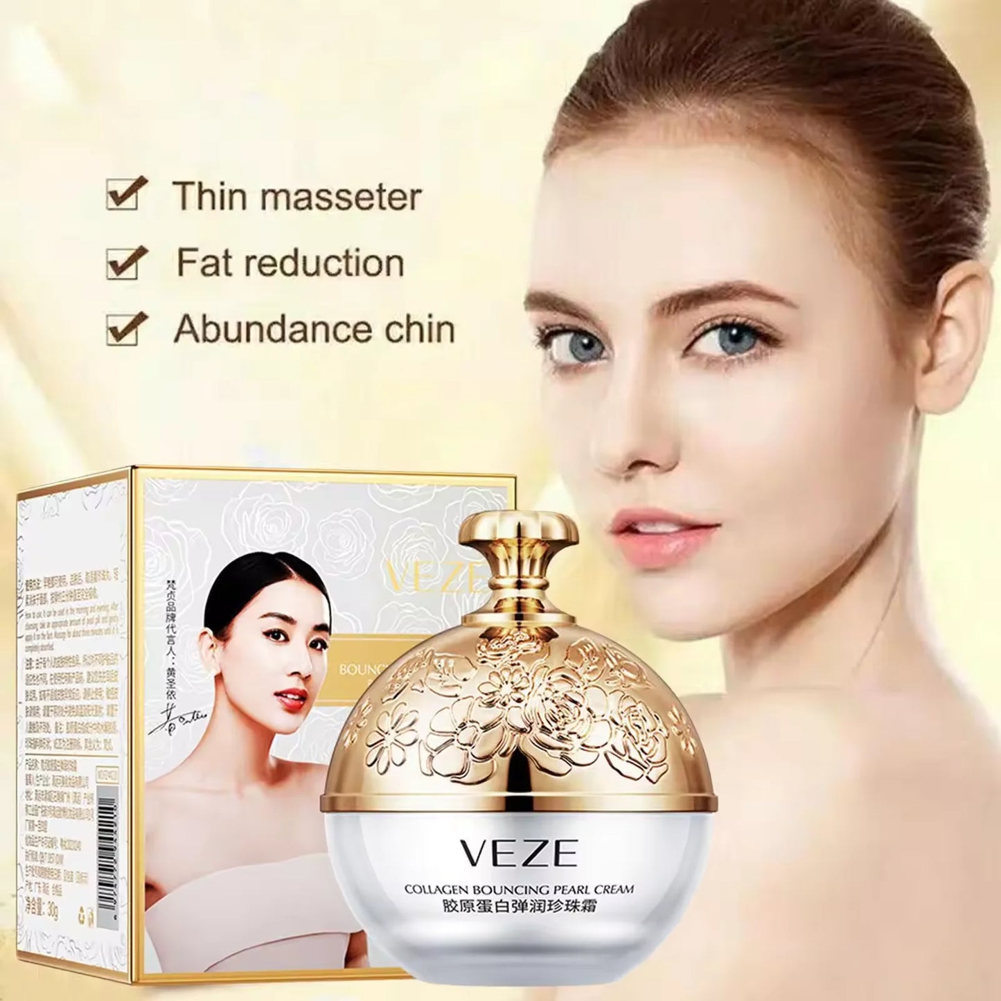 Collagen Pearl Filling Whitening Facial Cream Lifting Firming Moisturizing Korean Cream Face Cream Skin Care For Women Products