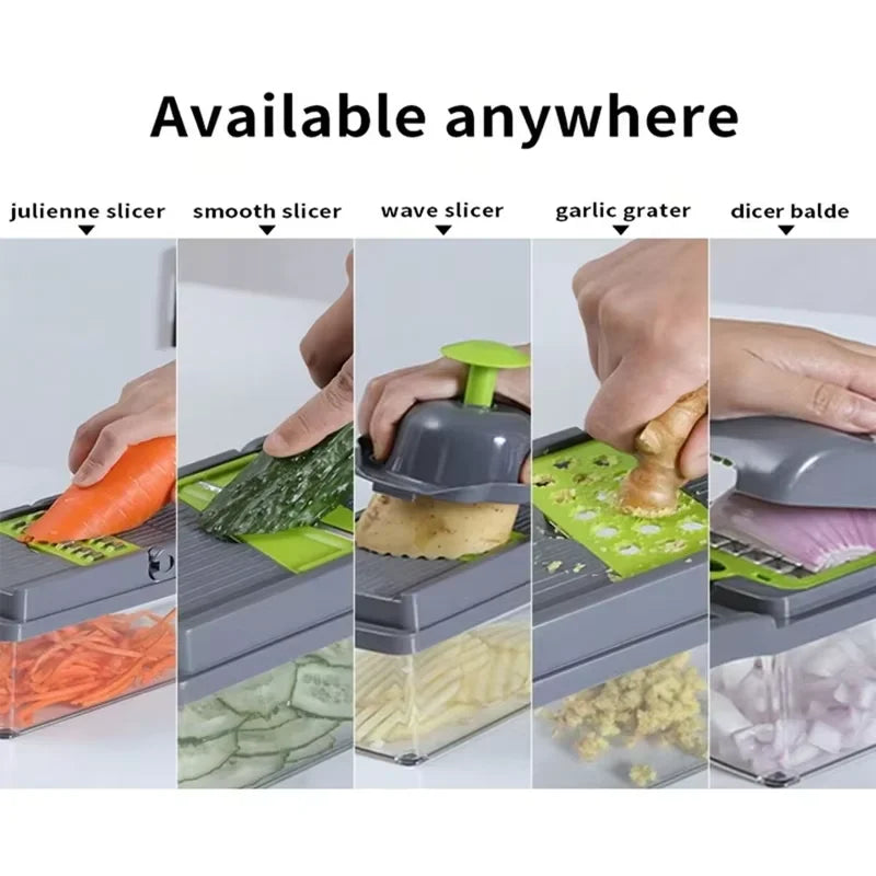 Multifunctional Vegetable Cutter Set Kitchen Tools Manual Slicer Shredder Wiper Grater Accessories Cooking and Kitchen Gadgets