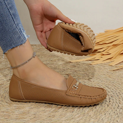 Women Flats Solid Color Mesh Loafers Shallow Shoes for Women Soft Bottom Knit Ballet Flat Shoes Casual Slip on Sneakers Women