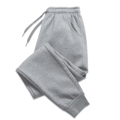 For Men Autumn and Winter Casual Jogging Pants Fleece Sweatpants for Soft and Comfortable Workout