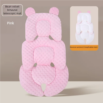 Baby stroller cushion universal insulation mattress insert for car seat, breathable mesh on both sides for all seasons