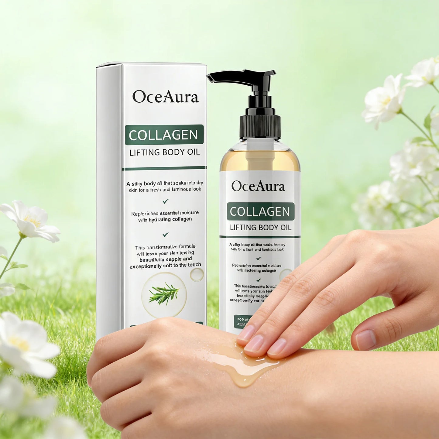 Collagen Firming Body Oil 100ml Enhance Skin Elasticity & Tighten Deep