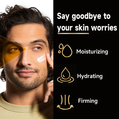 Men's Collagen Moisturizing Cream Skincare Fade Facial Wrinkles Hyaluronic Acid Firming Skin Moisturizer