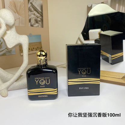 100ml Stronger With You Men's Perfume, Chypre Oriental Fragrance, Long Lasting Woody Scent for Him