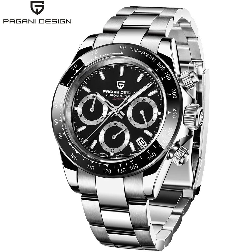 PAGANI DESIGN 2026 New Chronograph Men's Watches Top Brand Luxury Mens Quartz Wrist Watch Men Luminous Waterproof Watch Men