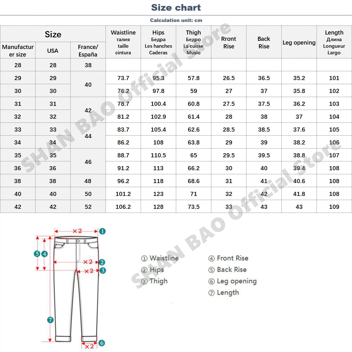 SHAN BAO 2026 autumn spring fitted straight stretch denim jeans classic style badge youth men's business casual jeans trousers