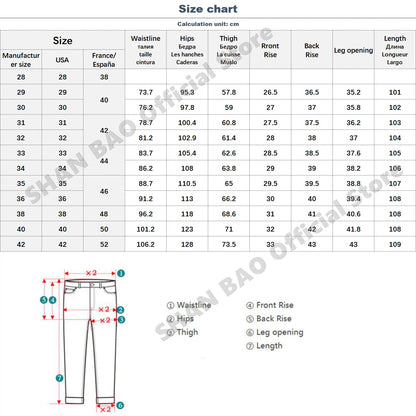 SHAN BAO 2026 autumn spring fitted straight stretch denim jeans classic style badge youth men's business casual jeans trousers