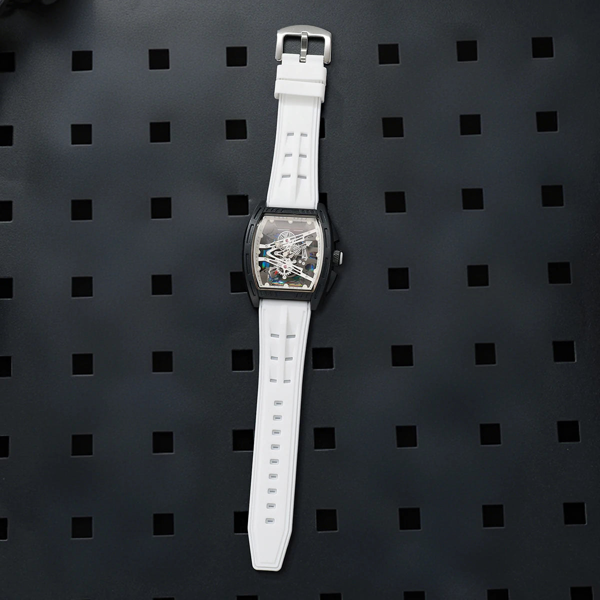 Luxury Men Quartz Watches Casual Silicone Strap Sports Wristwatches for Man Clock Reloj Hombre（Without Box）