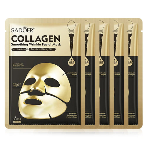SADOER Golden Collagen Facial Masks Moisturizing Anti-Aging Anti