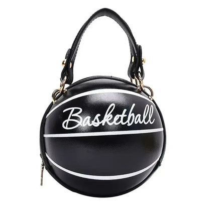 FashionableHigh End Personalized Basketball New Trendy Korean Version Simple Single Shoulder Crossbody Small Round Bag For Women