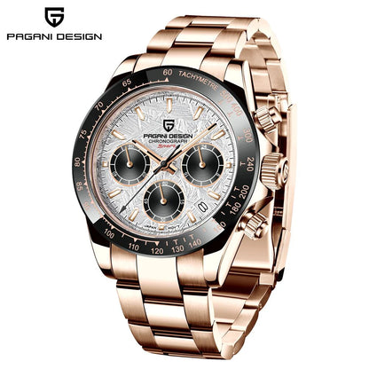 PAGANI DESIGN 2026 New Chronograph Men's Watches Top Brand Luxury Mens Quartz Wrist Watch Men Luminous Waterproof Watch Men