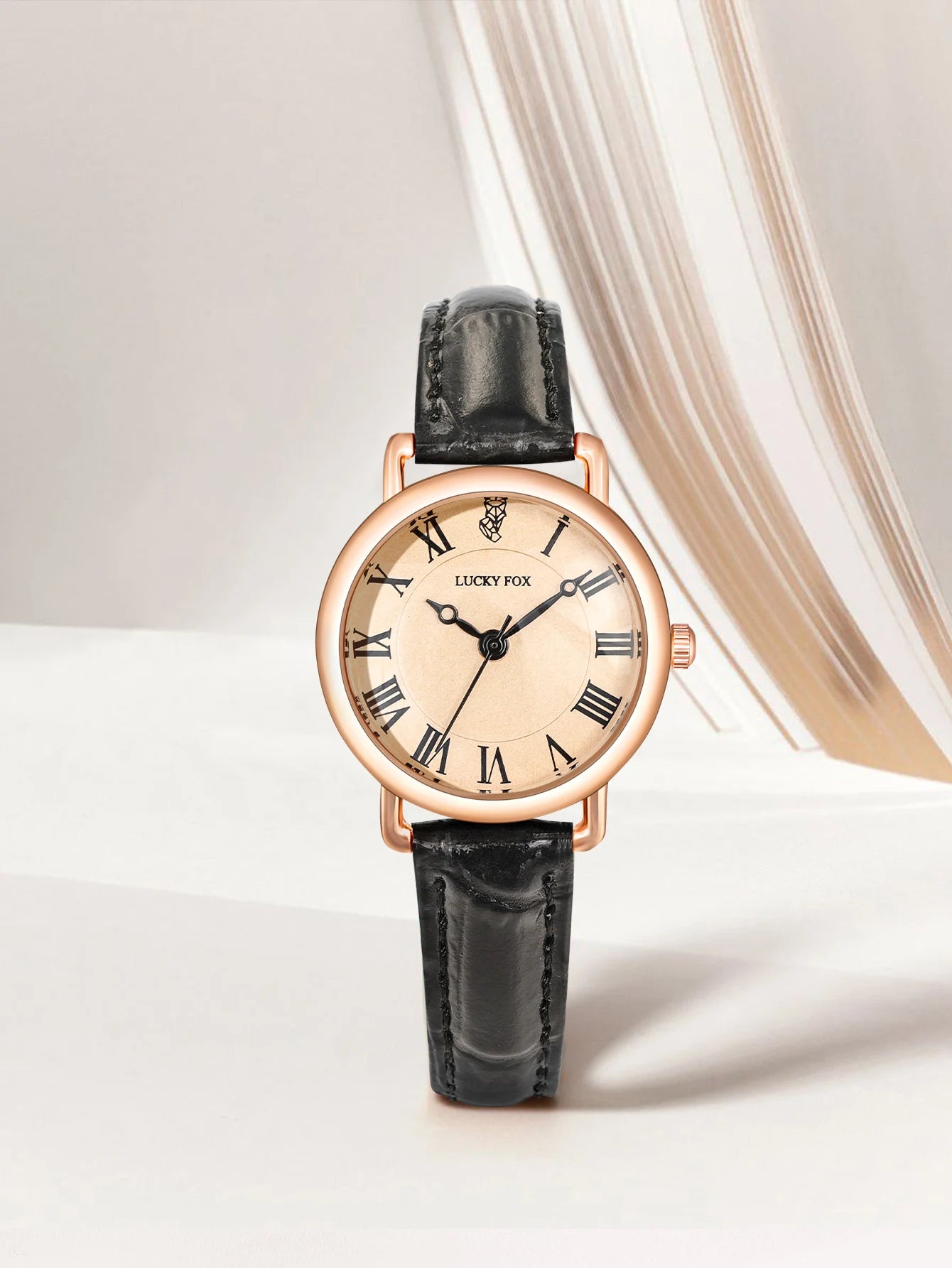 LUCKYFOX Fashionable ladies watch with a simple and elegant design small dial ladies quartz watch; Christmas gift; wristwatch
