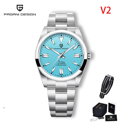 PAGANI DESIGN 2026 New luxury automatic mechanical men watch stainless steel V2 sapphire crystal CS  20bar reloj hombte