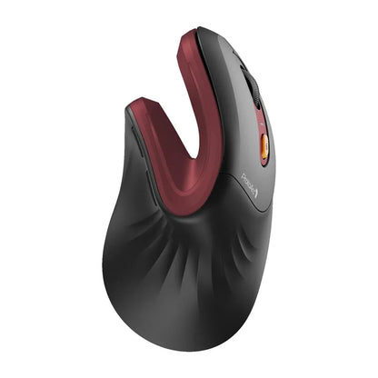 ProtoArc Ergonomic Mouse EM11 NL BT Rechargeable Wireless Vertical Mouse 2.4GHz Optical Mice for Windows, Mac OS