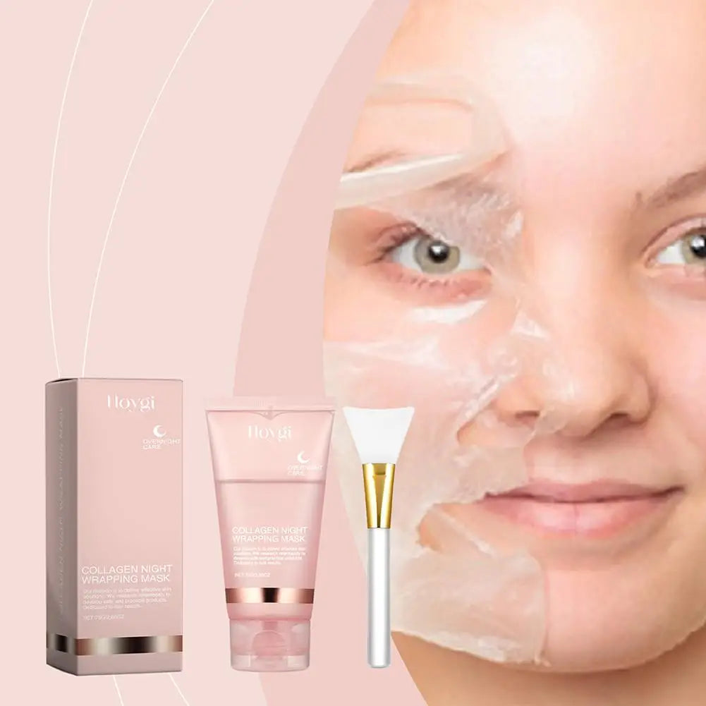 Collagen Overnight Wrapping Peel Off Facial Mask, Korean Collagen
