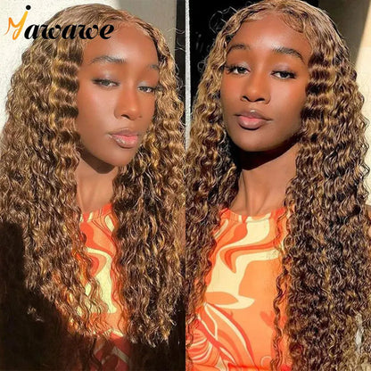 Yawawe hair glueless wig human hair Water wave Wear Go PreCut HD lace frontal wig glueless preplucked human wigs ready to go