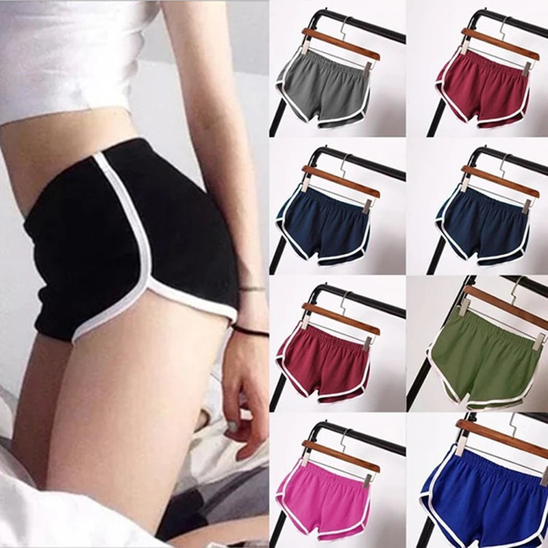 Sports Shorts Women Summer 2024 New Candy Color Anti Emptied Skinny