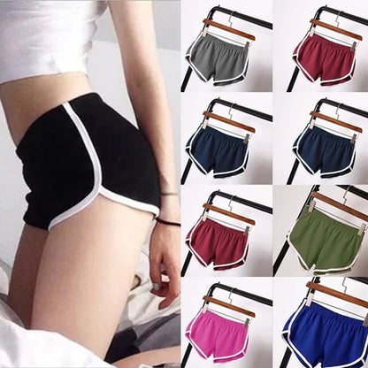 Sports Shorts Women Summer 2024 New Candy Color Anti Emptied Skinny