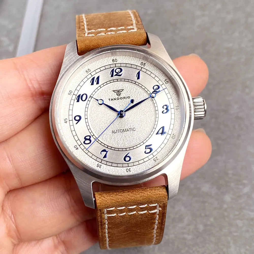 Titanium 39mm Tandorio 20ATM Dive Miyota NH35 PT Automatic Mechanical Watch Men Sapphire Leisure Wristwatch Waterproof Watches