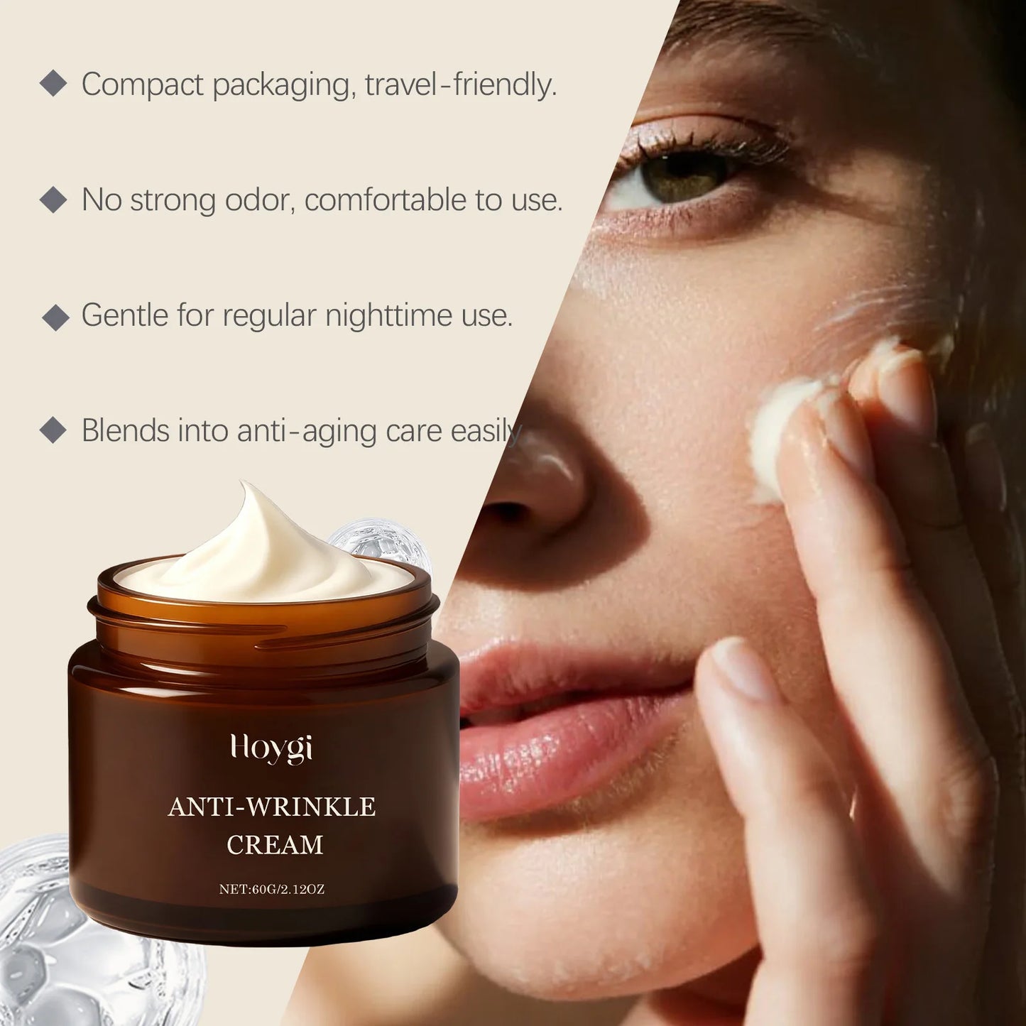 Retinol Moisturizer Cream Anti Wrinkle Hydrating Winter Skincare  Deep Hydration Lock Gentle Nourishing Lasting Moisturization