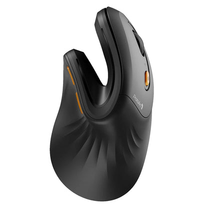 ProtoArc Ergonomic Mouse EM11 NL BT Rechargeable Wireless Vertical Mouse 2.4GHz Optical Mice for Windows, Mac OS