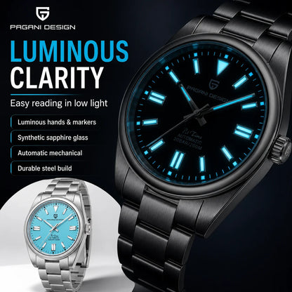 PAGANI DESIGN 2026 New luxury automatic mechanical men watch stainless steel V2 sapphire crystal CS  20bar reloj hombte