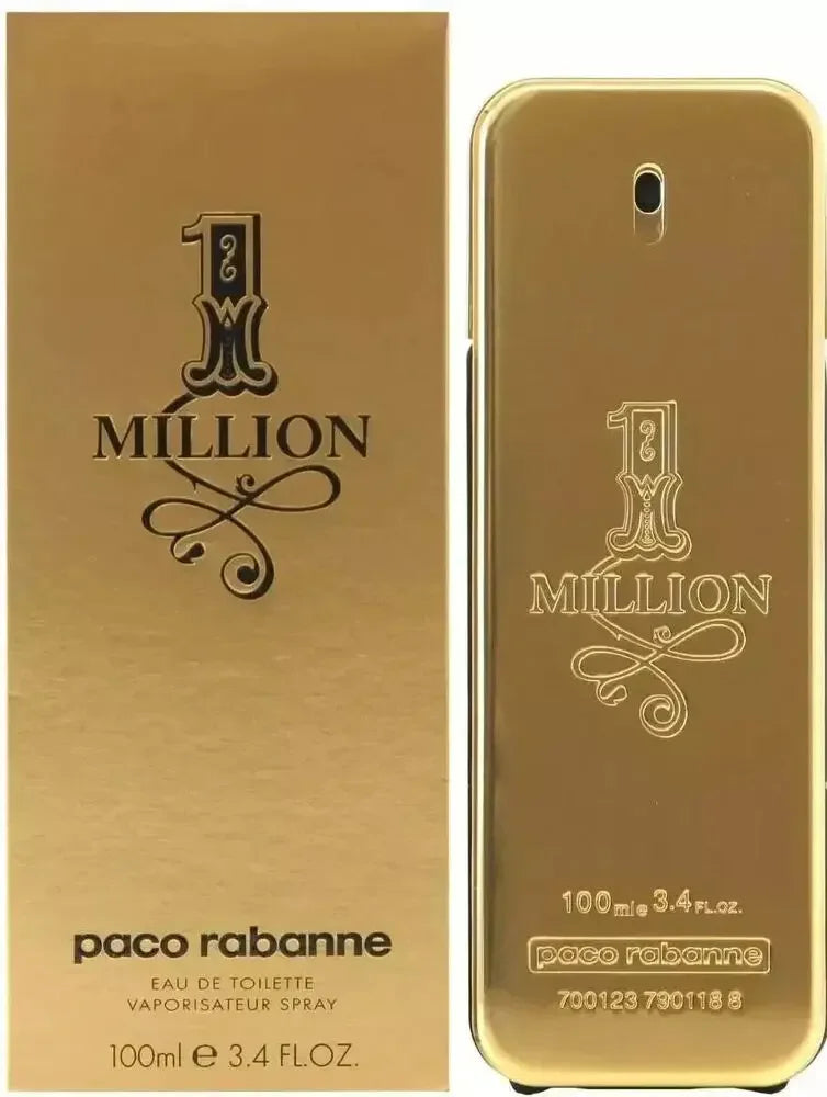 Paco Rabanne 1 Million EDT Cologne  for Men 3.4 Oz New in Box