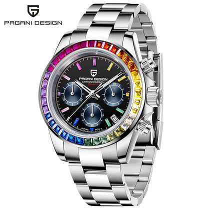 PAGANI DESIGN 2026 New Chronograph Men's Watches Top Brand Luxury Mens Quartz Wrist Watch Men Luminous Waterproof Watch Men
