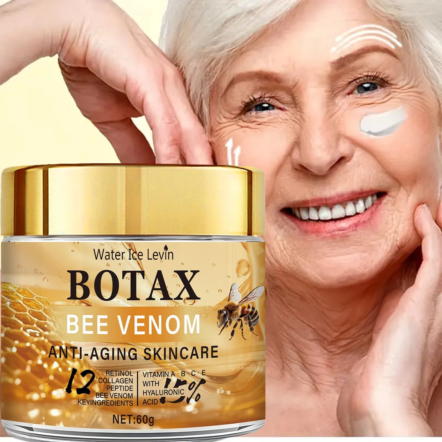 "Botax" Bee Venom Cream - Deep Wrinkle Treatment, Skin Rejuvenation &