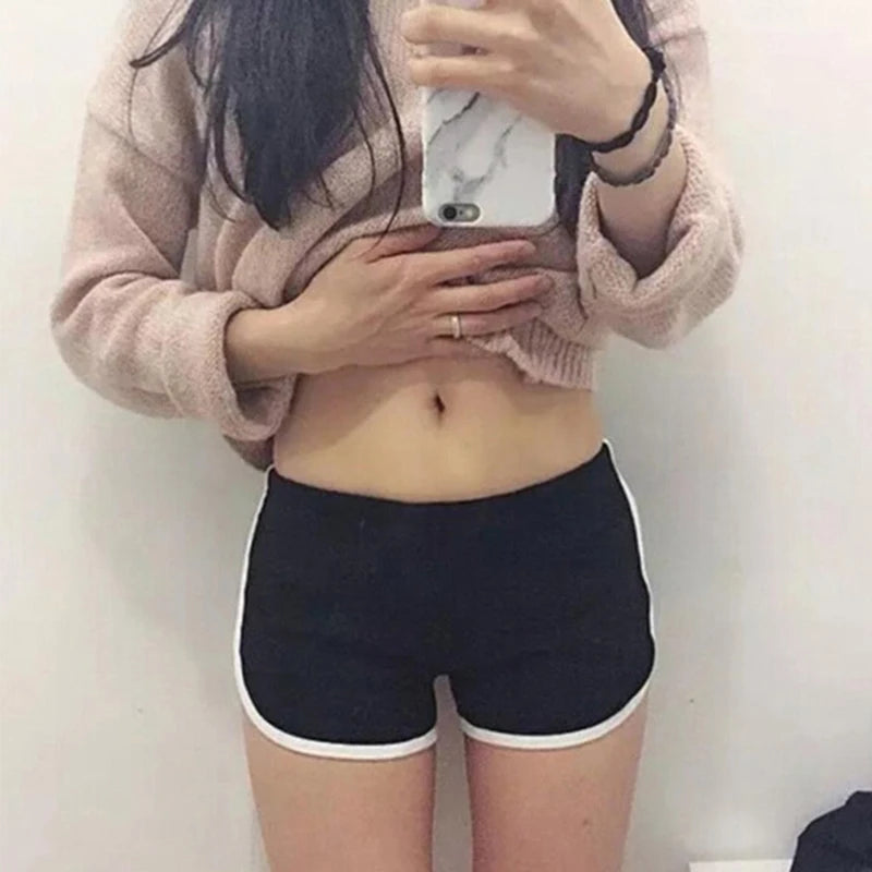 Sports Shorts Women Summer 2024 New Candy Color Anti Emptied Skinny