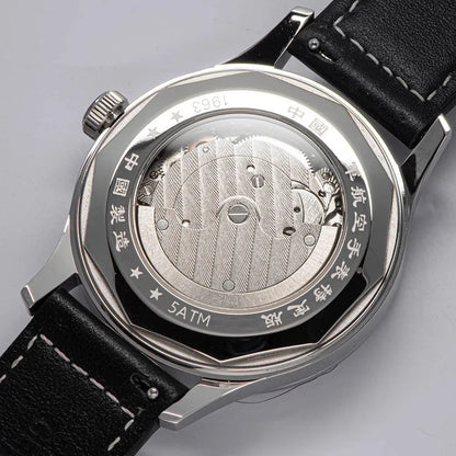 1963 Automatic Watches 40mm Man Watch Pilot Watch of Men Seagull ST1780 Movement Mechanical Waterproof Wristwatch reloj hombre