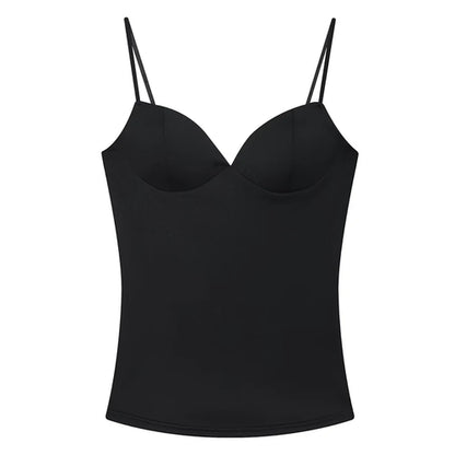 HXAO Woman Tops Corset Crop Top Women Sleeveless Black Brown Top With