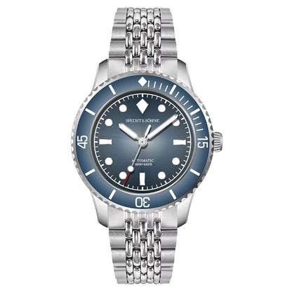 2026 New Specht & Söhne 39mm Vintage Men Dive Watch Automatic Mechanical Watches Sapphire Crystal BGW Luminous Waterproof 200m
