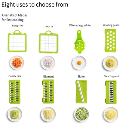 Multifunctional Vegetable Cutter Set Kitchen Tools Manual Slicer Shredder Wiper Grater Accessories Cooking and Kitchen Gadgets