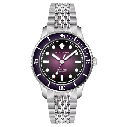 2026 New Specht & Söhne 39mm Vintage Men Dive Watch Automatic Mechanical Watches Sapphire Crystal BGW Luminous Waterproof 200m