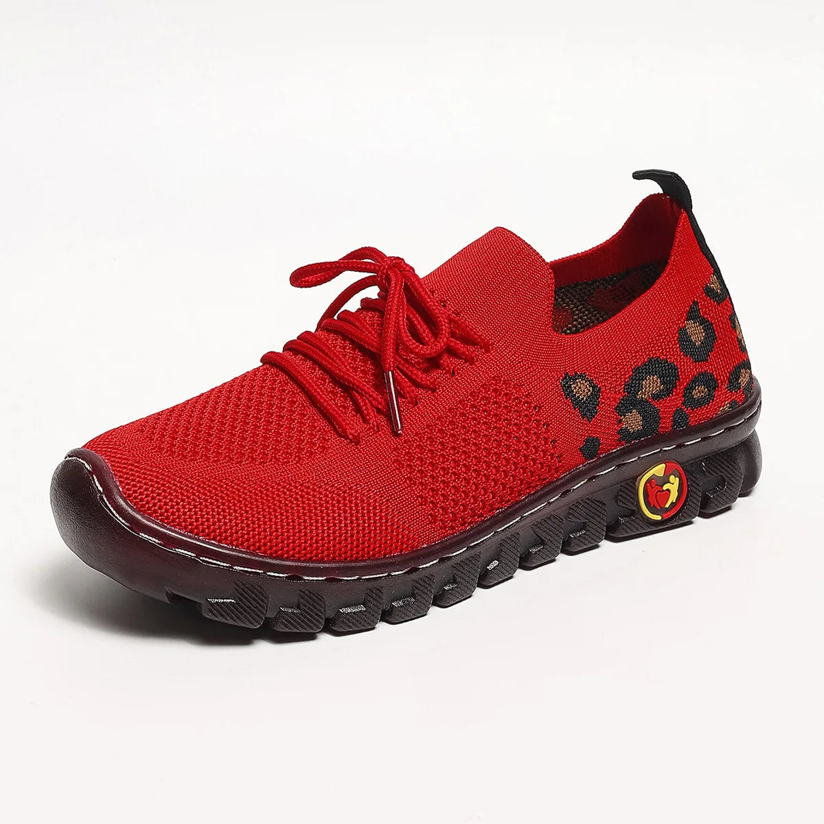 Plus Size 36-43 Shoes for Women Summer Women Mesh Breathable Comfortable Non-slip Flats Loafers Lace Up Sneakers Women