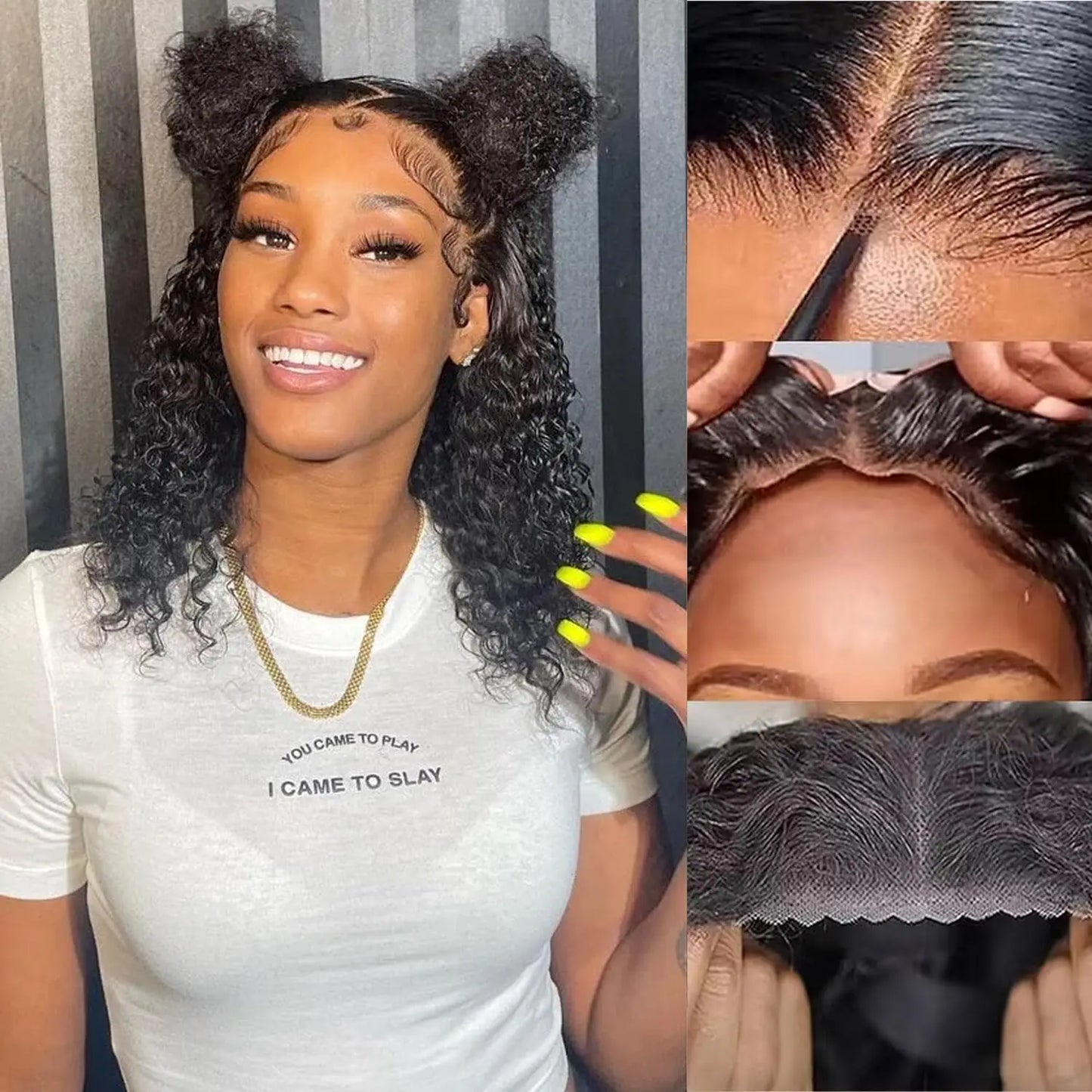 Short Ready to Wear Glueless Curly Bob Wig Human Hair 4x4 13x4 Closure Frontal Wigs Wear and Go Brazilian Wigs for Woman on Sale