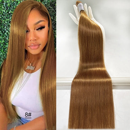Human Hair Bulk No Weft Vietnamese Hair Virgin Remy Straight Hair Bulk 12-30inch 100g 100%  99j Real Natural Hair Extension Grey