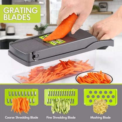 Multifunctional Vegetable Cutter Set Kitchen Tools Manual Slicer Shredder Wiper Grater Accessories Cooking and Kitchen Gadgets