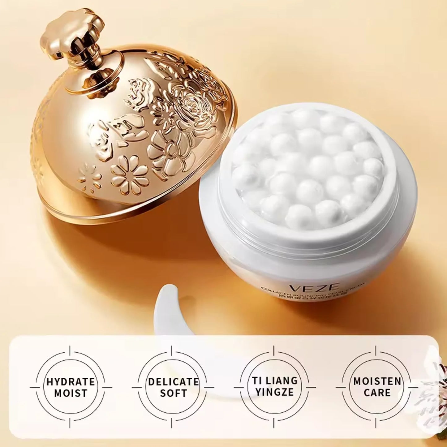 Collagen Pearl Filling Whitening Facial Cream Lifting Firming Moisturizing Korean Cream Face Cream Skin Care For Women Products