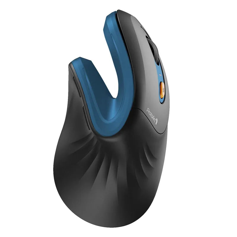 ProtoArc Ergonomic Mouse EM11 NL BT Rechargeable Wireless Vertical Mouse 2.4GHz Optical Mice for Windows, Mac OS