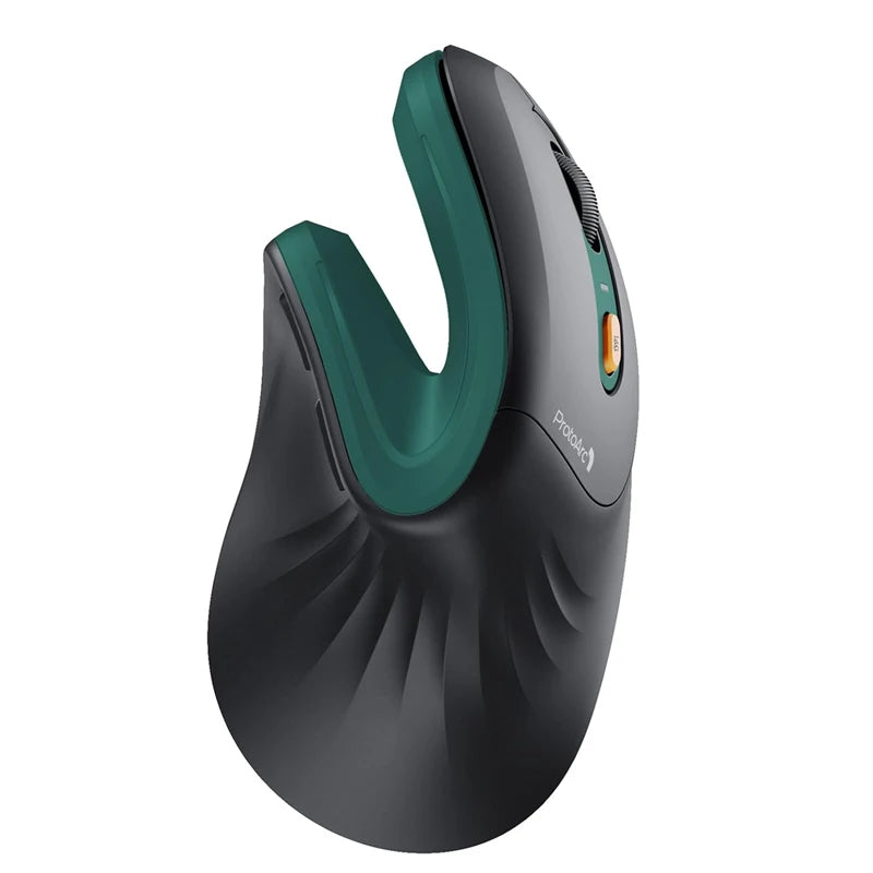 ProtoArc Ergonomic Mouse EM11 NL BT Rechargeable Wireless Vertical Mouse 2.4GHz Optical Mice for Windows, Mac OS