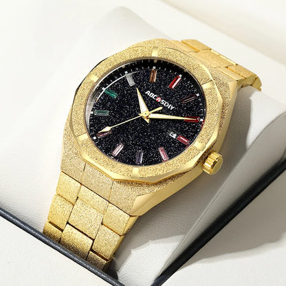 Luxury Business Men Watches  Quartz Wristwatches Auto Date Male Clock with Luminous Hands Relogio Masculino