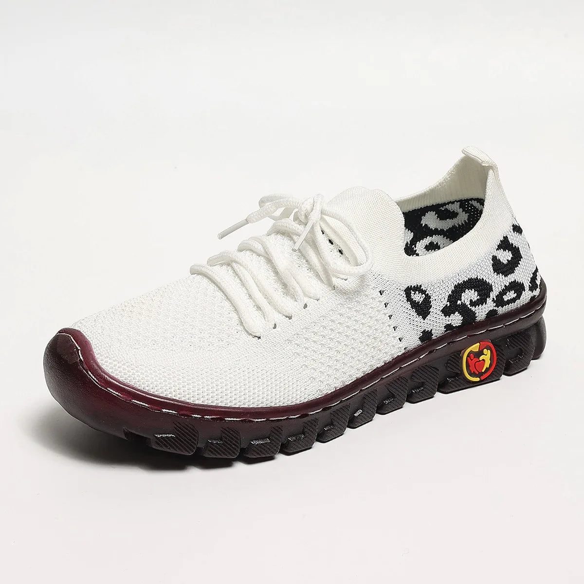 Plus Size 36-43 Shoes for Women Summer Women Mesh Breathable Comfortable Non-slip Flats Loafers Lace Up Sneakers Women