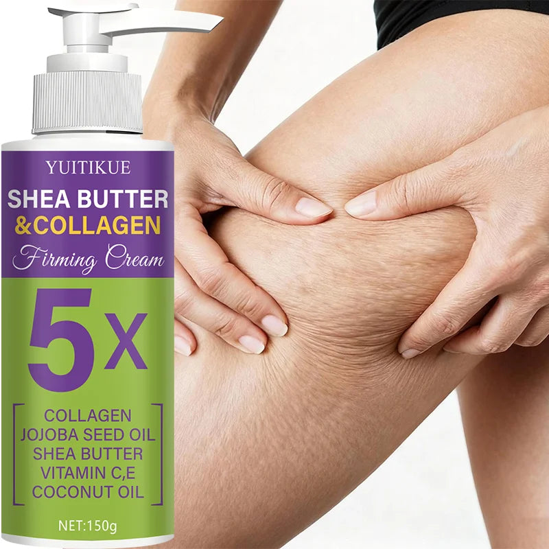 Skin Smoothing Cream 150g - Non-Greasy Fast Absorption, Deeply Moisturizes & Smoothes Skin, with Collagen & Shea Butter