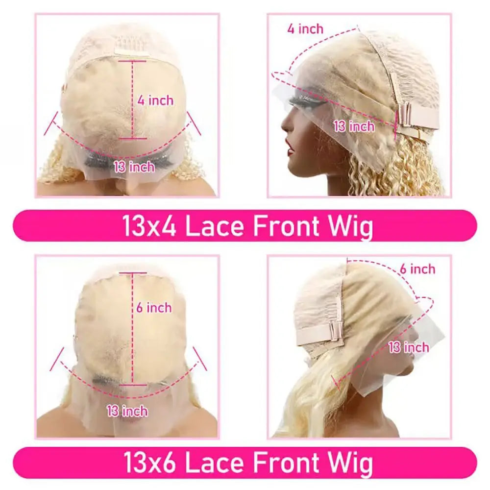 13x6 Body Wave Transparent HD 30 46 Inch 613 Honey Blonde Lace Frontal Human Hair Wig 200 Density Brazilian 13x4 Lace Front Wig