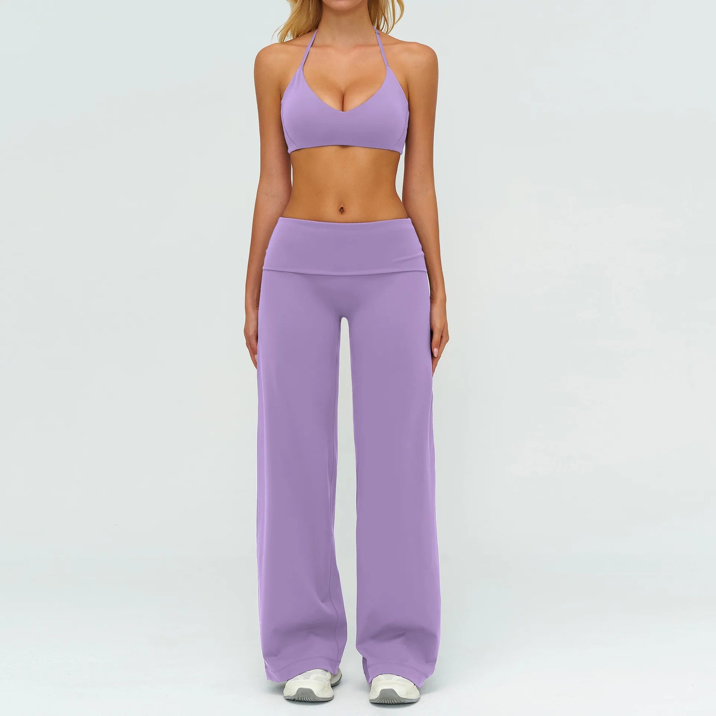 BIANHUI Women's Tracksuit Yoga Set Loose Casual Women Outdoor Sports Long Sleeve 2/3 Piece Set Sportswear Woman Gym Clothes