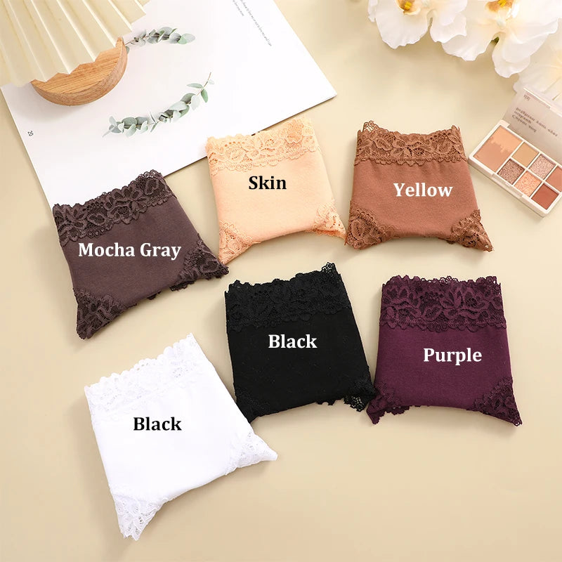 FINETOO 1Pc Sexy Cotton Brazilian Underwear Sexy Lace Panties for Women Female Low Waist Floral Lingerie Briefs Ladies Intimates