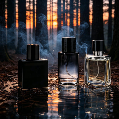 Jean Miss 3Pcs Men Perfume Gift Set Woody Aquatic Citrus Scent Eau de Toilette Long Lasting Masculine Fragrance Exquisite Blue Gift Box For Male Dating Travel Birthday Valentine Gift