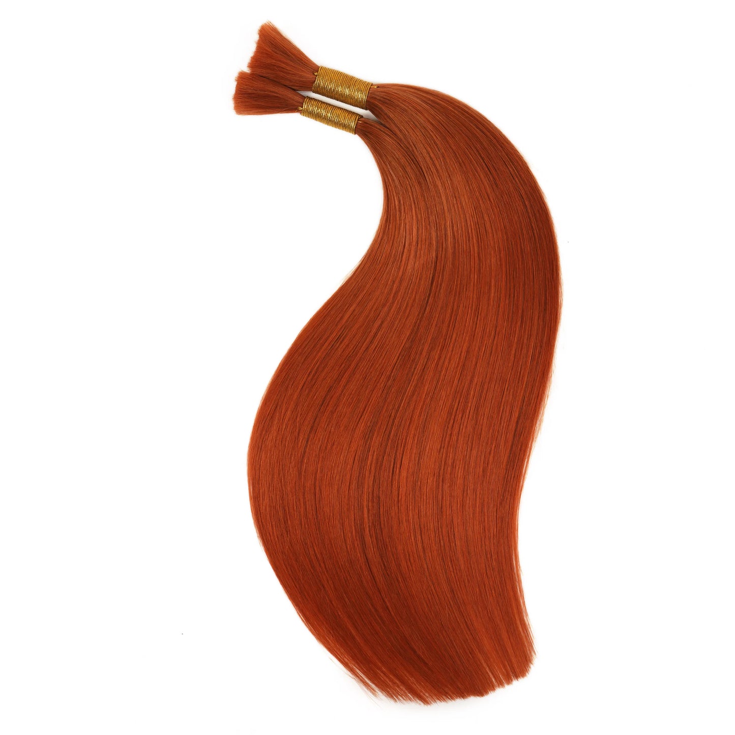 100% Real Human Hair Bulk Blonde no Weft Honey Hair Bulks Vietnamese Virgin Hair Straight Weaving Hair for Braiding